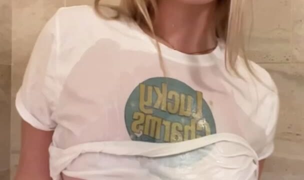 whore teasing with milk Allie Dunn nude leaks